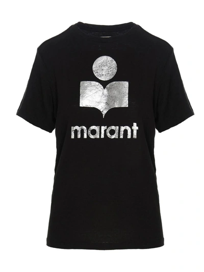 Shop Isabel Marant Étoile 'zewel' T-shirt In Black