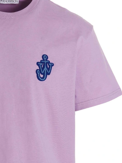 Shop Jw Anderson J.w. Anderson 'anchor' T-shirt In Purple