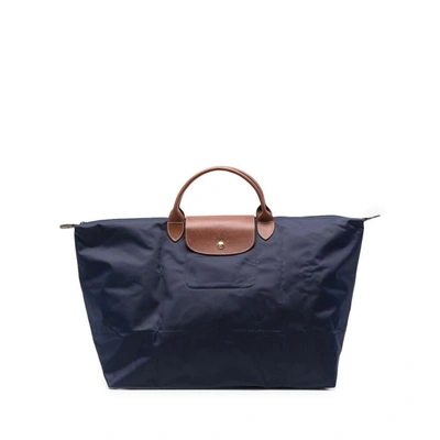 Shop Longchamp Bags In Blue