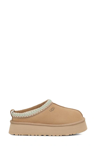 Ugg Sand Slipper With Logo Embroidery In Sand