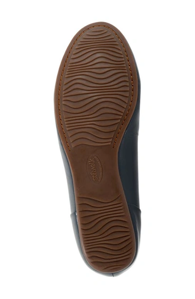 Softwalk Shiraz Flat In Navy Paten