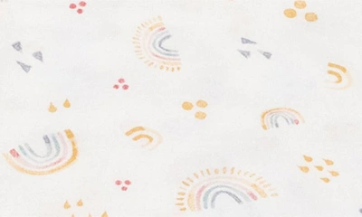 Shop Little Unicorn Stretch Knit Swaddle In Micro Rainbows
