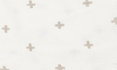 Little Unicorn Stretch Knit Swaddle In Grey Cross