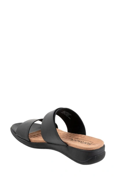 Softwalk Toki Slide Sandal In Black