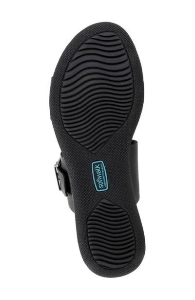 Softwalk Toki Slide Sandal In Black