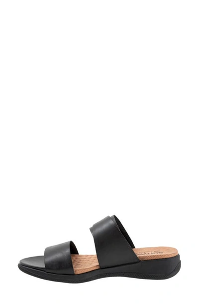 Softwalk Toki Slide Sandal In Black