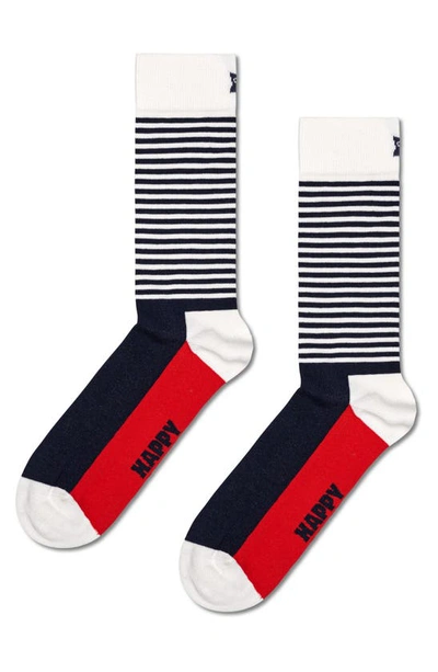 Happy Socks Xbdo09-6002 4-pack Classic Navy Socks Gift Set In Navy