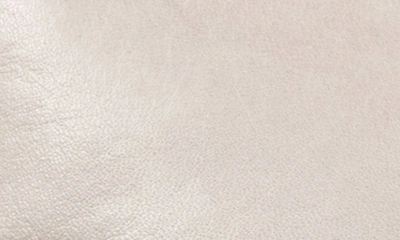 Shop Bueno Kale Flat Sandal In Light Grey Leather