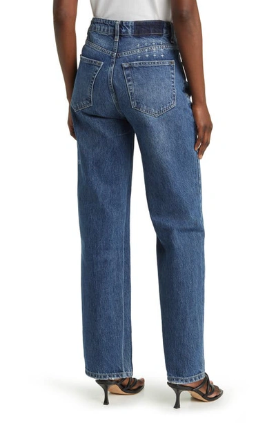 Shop Ksubi Brooklyn Runaway Straight Leg Jeans In Denim