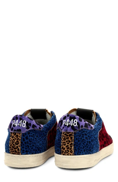 Shop P448 John Colorblock Leopard Sneaker In Crazy