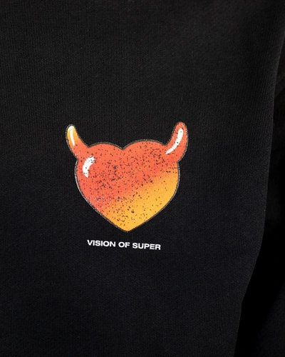 Shop Vision Of Super Sweatshirt In Black