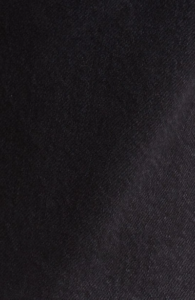 Frame Denim Noir Mini Bootcut Jean In Pompeii Rips