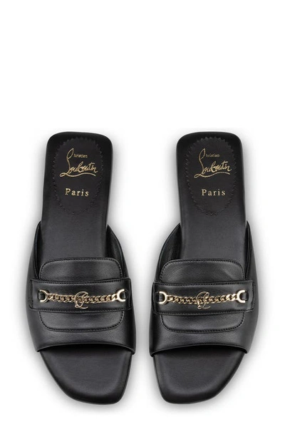 Shop Christian Louboutin Miss Mj Slide Sandal In Black