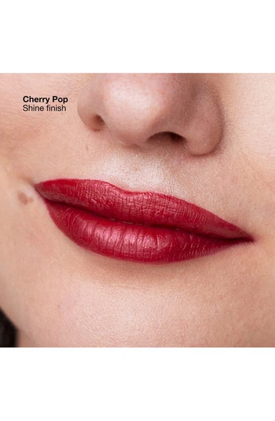Shop Clinique Pop Longwear Lipstick In Cherry Pop/shine