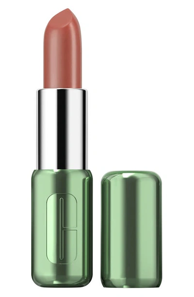 Shop Clinique Pop Longwear Lipstick In Cappuccino Pop/satin