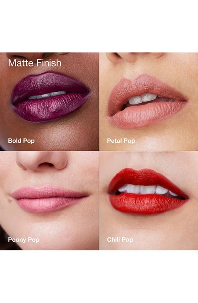 Shop Clinique Pop Longwear Lipstick In Plum Pop /shine