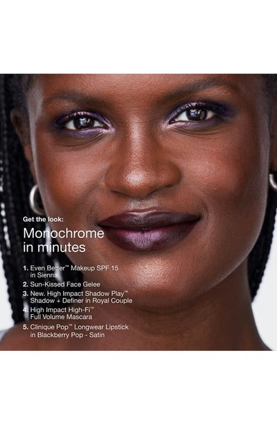 Clinique Pop Longwear Lipstick In Blackberry Pop/satin