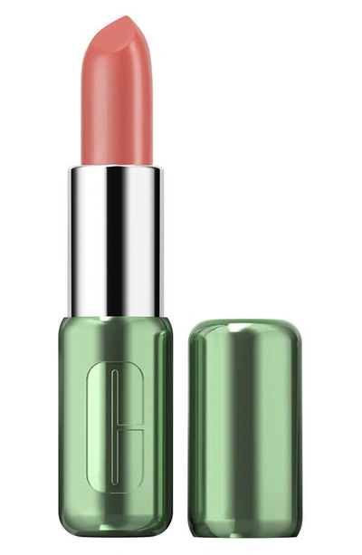 Shop Clinique Pop Longwear Lipstick In Petal Pop/satin