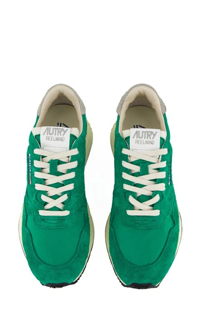 Autry Reelwind Panelled Suede Sneakers In Amazon