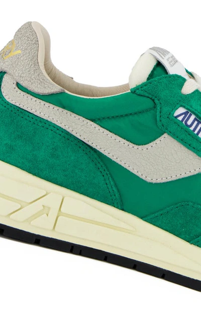 Autry Reelwind Panelled Suede Sneakers In Amazon