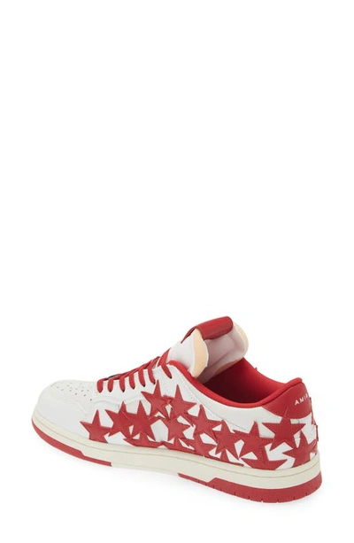 Shop Amiri Stars Low Top Sneaker In Red-red