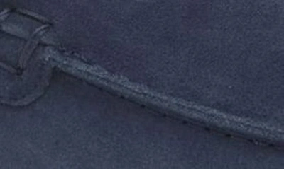 Christian Louboutin Moonboat Leather Boat Shoes In Blau Nit