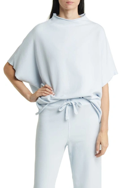 Shop Frank & Eileen Audrey Funnel Neck Capelet In Ice
