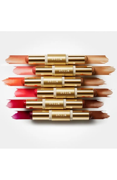 Stila Blush & Bronze Hydro-blur Cheek Duo Stick In Dragon Fruit And Cocoa
