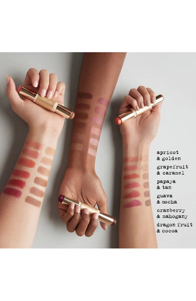 Stila Blush & Bronze Hydro-blur Cheek Duo Stick In Dragon Fruit And Cocoa