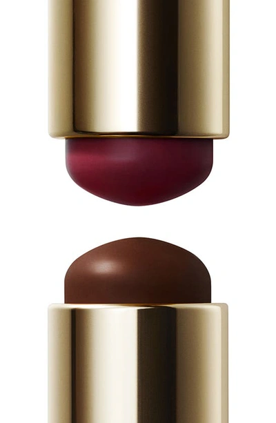 Shop Stila Blush & Bronze Hydro-blur Cheek Duo Stick In Dragon Fruit And Cocoa