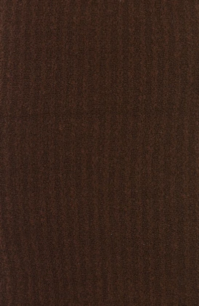 House Of Cb Sloane Bouclé Knit Skirt In Chocolate Brown