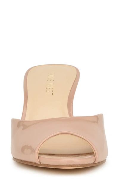 Nine West Lill Kitten Heel Pump In Light Natural