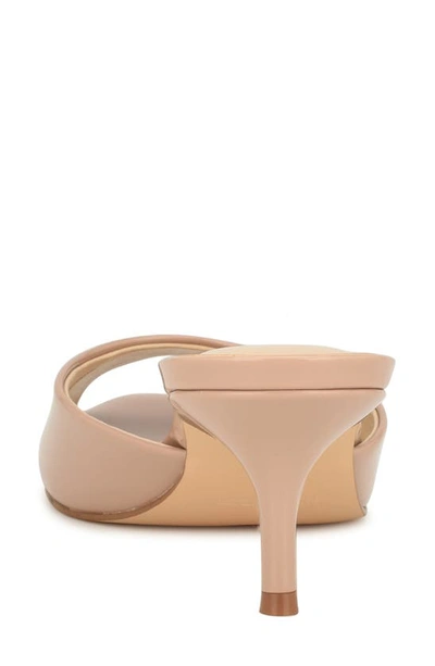 Nine West Lill Kitten Heel Pump In Light Natural