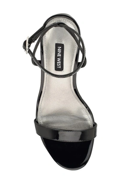 Nine West Allora Ankle Strap Sandal In Black