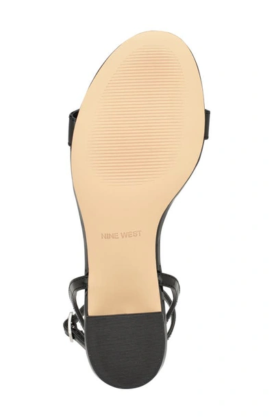 Nine West Allora Ankle Strap Sandal In Black
