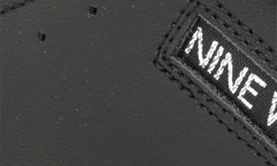 Shop Nine West Dunnit Low Top Sneaker In Black