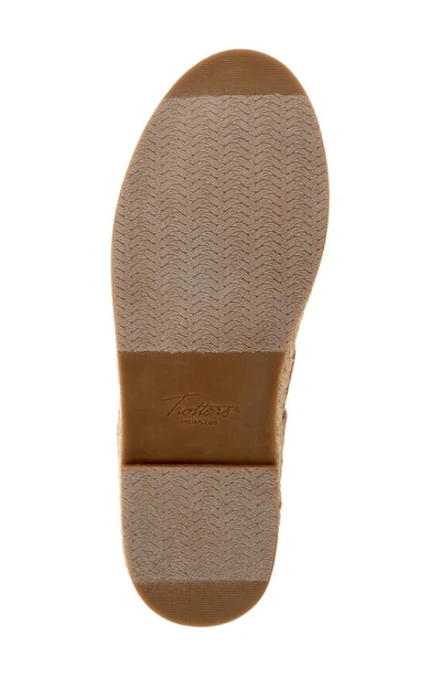 Trotters Pasley Slingback Espadrille Flat In Natural Textile