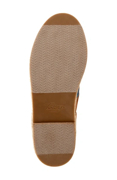 Trotters Pasley Slingback Espadrille Flat In Blue Jean Textile