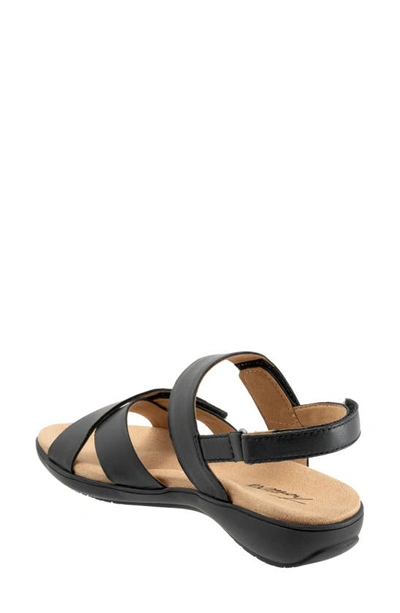Trotters River Slingback Sandal In Black