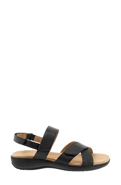 Shop Trotters River Slingback Sandal In Black