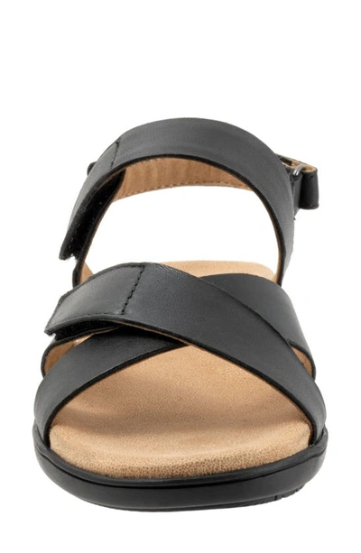 Trotters River Slingback Sandal In Black