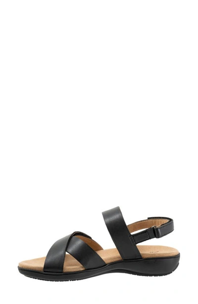 Trotters River Slingback Sandal In Black