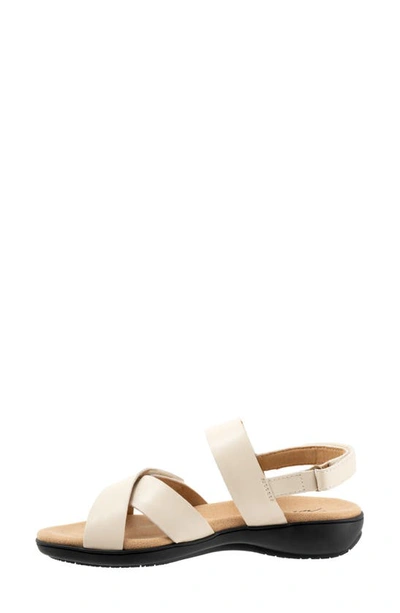 Trotters River Slingback Sandal In Ivory