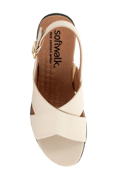 Shop Softwalk Tillman Slingback Sandal In Bone