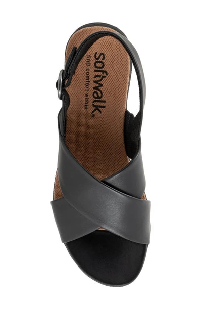 Shop Softwalk Tillman Slingback Sandal In Black