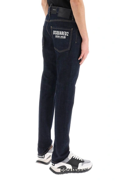Shop Dsquared2 Cool Guy Jeans In Dark Rinse Wash