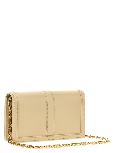 Shop Versace Greca Goddess Clutch Beige