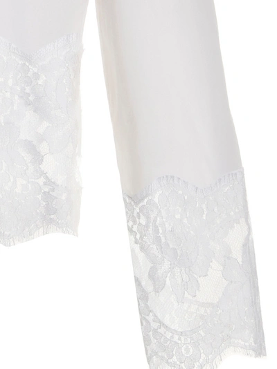 Shop Dolce & Gabbana Lace Shirt Shirt, Blouse White
