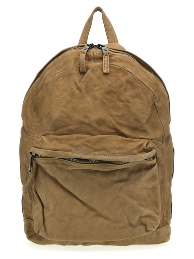 Shop Giorgio Brato Leather Backpack Backpacks Green