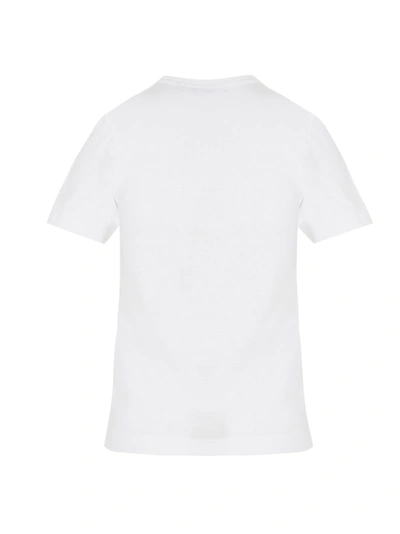 Shop Comme Des Garçons Play Logo Reverse T-shirt White/black